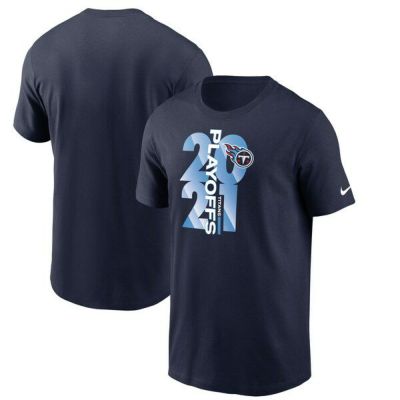 NFL タイタンズ Tシャツ 2021 NFL プレーオフ進出記念 Playoffs バウンド Tee ナイキ/Nike ネイビー