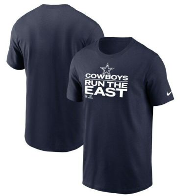 NFL カウボーイズ Tシャツ 2021 AFC 東地区 優勝記念 トロフィー コレクション Tee ナイキ/Nike ネイビー