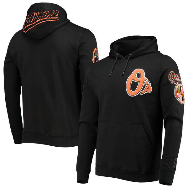 MLB オリオールズ パーカー チームロゴ プルオーバー フーディー Hoodie Pro Standard ブラック | セレクション | MLB  NBA NFL プロ野球グッズ専門店 公式オンラインストア