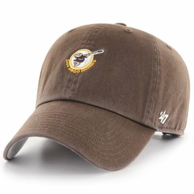 MLB パドレス キャップ クーバーズタウン ベースランナー クリーンナップ カーブバイザー 帽子 ハット 47 Brand ブラウン