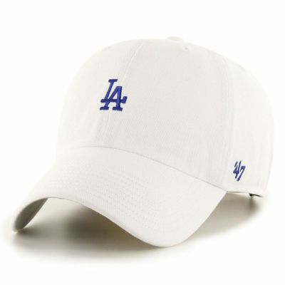 MLB ドジャース キャップ ベースランナー クリーンナップ カーブバイザー 帽子 ハット  47 Brand ホワイト