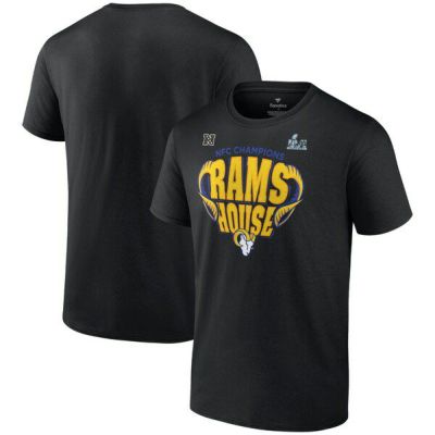 NFL ラムズ Tシャツ 2021 NFC カンファレンス 優勝記念 Champions Hometown ブラック