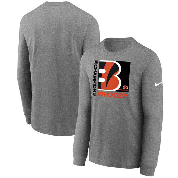 Official Men's Fanatics Branded Black Cincinnati Bengals AFC Champions  Iconic Slant 2022 Hoodie