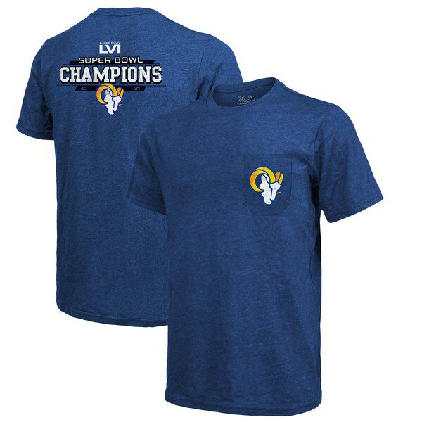 NFL ラムズ Tシャツ 第56回 スーパーボウル 優勝記念 Threads Super Bowl LVI Champions Tee  マジェスティック/Majestic | セレクション | MLB NBA NFL プロ野球グッズ専門店 公式オンラインストア