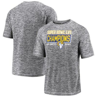 NFL ラムズ Tシャツ 第56回 スーパーボウル 優勝記念 Super Bowl LVI Champions Stacked Tee グレー