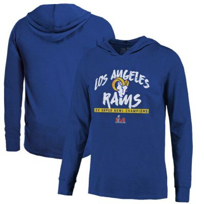 NFL ラムズ Tシャツ 第56回 スーパーボウル 優勝記念 Threads Super Bowl Champions Softhand Hoodie Tee マジェスティック/Majestic