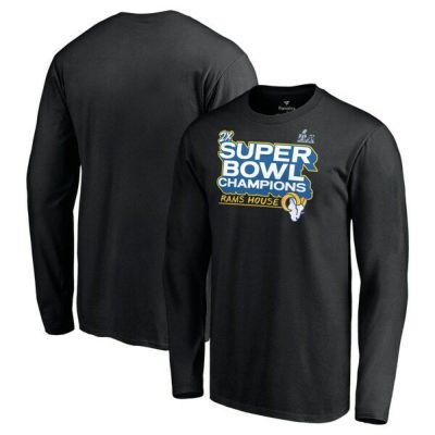 NFL ラムズ Tシャツ 第56回 スーパーボウル 優勝記念 Super Bowl LVI Champions Parade Tee ブラック