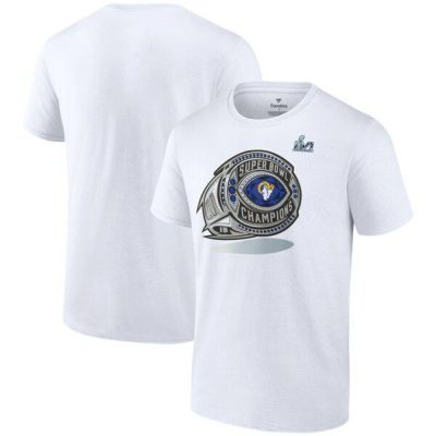 NFL ラムズ Tシャツ 第56回 スーパーボウル 優勝記念 Super Bowl LVI Champions Ring Tee ホワイト