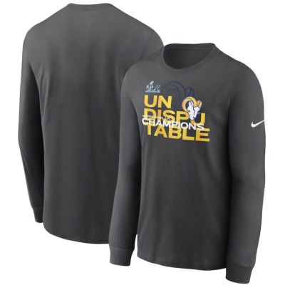NFL ラムズ Tシャツ 第56回 スーパーボウル 優勝記念 Super Bowl LVI Champions Slogan Tee ナイキ/Nike アンスラサイト