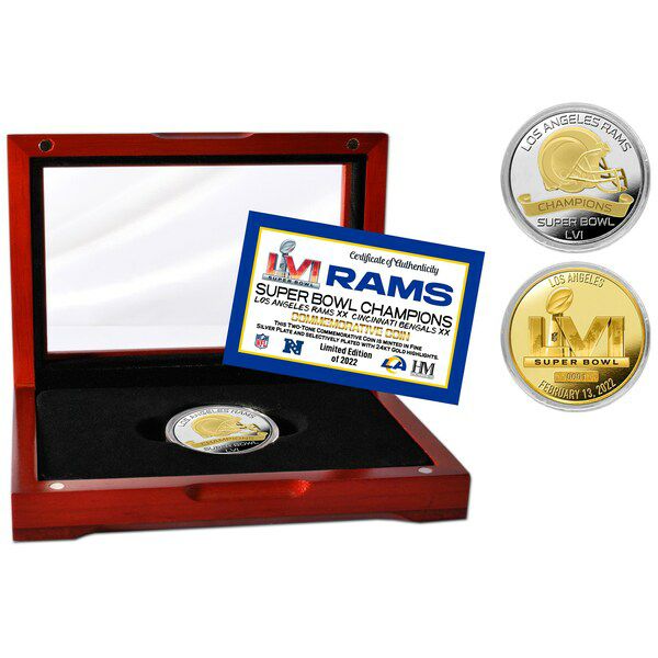 Highland Mint 2021 Super Bowl LVI Champions Los Angeles Rams Coin