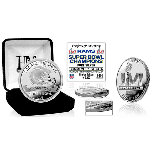 NFL ラムズ グッズ 第56回 スーパーボウル 優勝記念 Super Bowl LVI Champions コイン Highland Mint |  セレクション | MLB NBA NFL プロ野球グッズ専門店 公式オンラインストア