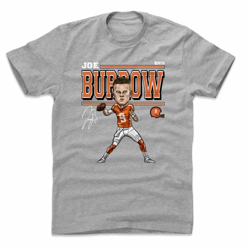 NFL ベンガルズ 日本未入荷!500Level Tシャツ
NFL ジョー・バロウ ベンガルズ Tシャツ Cartoon T-shirt 500level ヘザーグレー