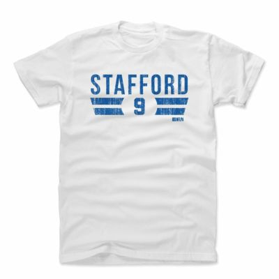 NFL マシュー・スタッフォード ラムズ Tシャツ Los Angeles Font T-shirt 500level ホワイト 23nplf