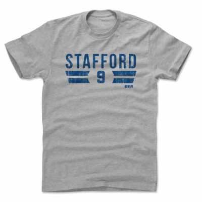 NFL マシュー・スタッフォード ラムズ Tシャツ Los Angeles Font T-shirt 500level ヘザーグレー 23nplf