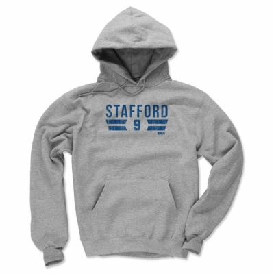 NFL マシュー・スタッフォード ラムズ パーカー Los Angeles Font Hoddie フーディー 500level グレー