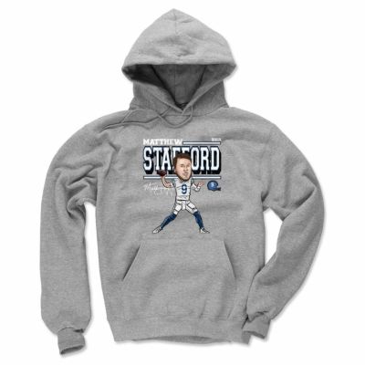 NFL マシュー・スタッフォード ラムズ パーカー Cartoon WHT Hoddie フーディー 500level グレー