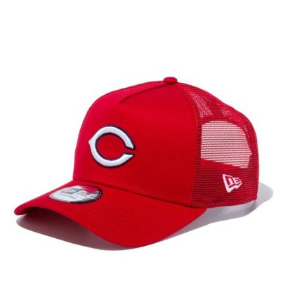 広島カープ グッズ メッシュキャップ 9FORTY A-Frame トラッカー メッシュ Cap ニューエラ/New Era スカーレット