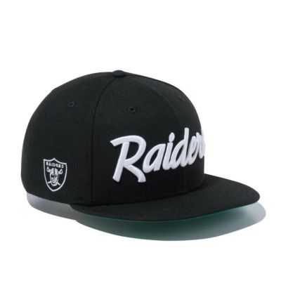 NFL レイダース キャップ 9FIFTY Script Cap ニューエラ/New Era ブラック
