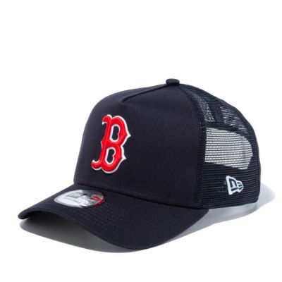 MLB レッドソックス メッシュキャップ 9FORTY A-Frame トラッカー メッシュ Cap ニューエラ/New Era ネイビー【nejp】