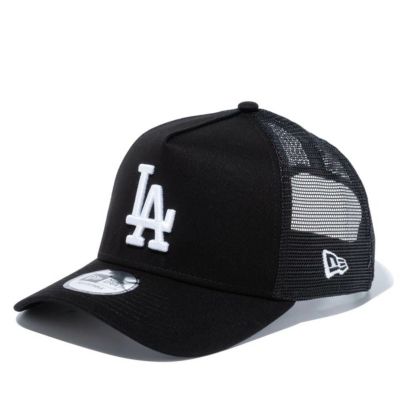 MLB ドジャース メッシュキャップ 9FORTY A-Frame トラッカー メッシュ Cap ニューエラ/New Era ブラック ホワイト【nejp】