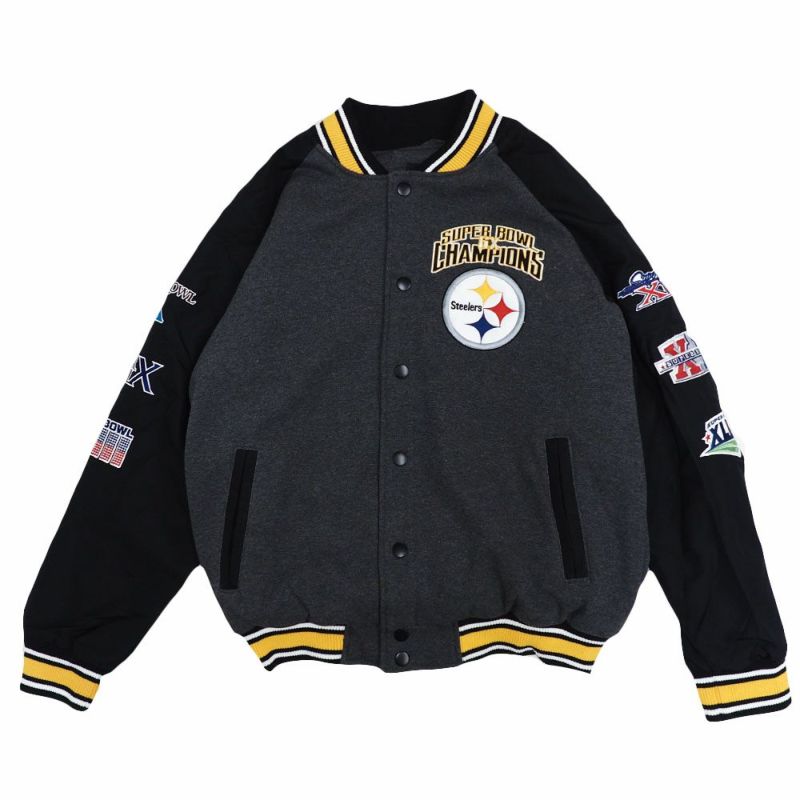 NFL スティーラーズ スタジャン スーパーボウル優勝記念 Super Bowl Champions Team Varsity ジャケット  Jacket G-III 2212fsg | セレクション | MLB NBA NFL プロ野球グッズ専門店 公式オンラインストア