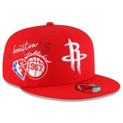 NBA ロケッツ キャップ バック ハーフ スナップバック 75周年 Back Half 9FIFTY 帽子 ニューエラ/New Era レッド