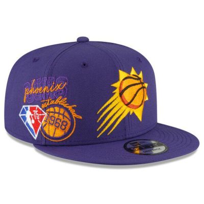 NBA SUNS アニメ刺繍CAP purple-phoenix-suns-a-frame-
