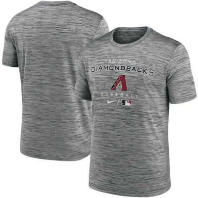 Nike Men's Arizona Diamondbacks Ketel Marte #4 Black T-Shirt