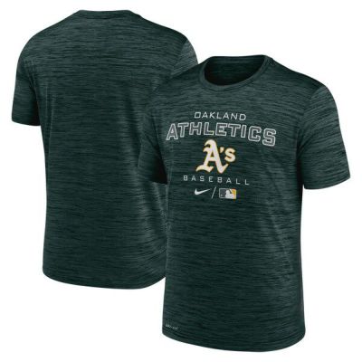 MLB アスレチックス Tシャツ ドライフィット ヴェロシティ