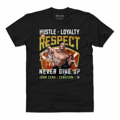 WWE ジョン・シナ Tシャツ Superstars Cenation Respect 500Level