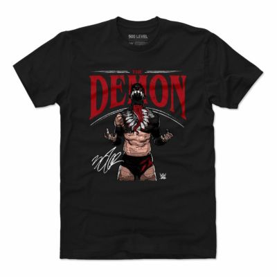 WWE フィン・ベイラー Tシャツ Superstars The Demon Pose  500Level ブラック