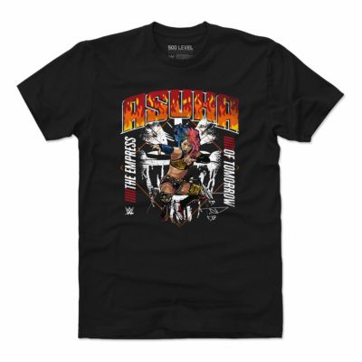 WWE アスカ Tシャツ Women Superstars The Empress Of Tomorrow 500Level ブラック