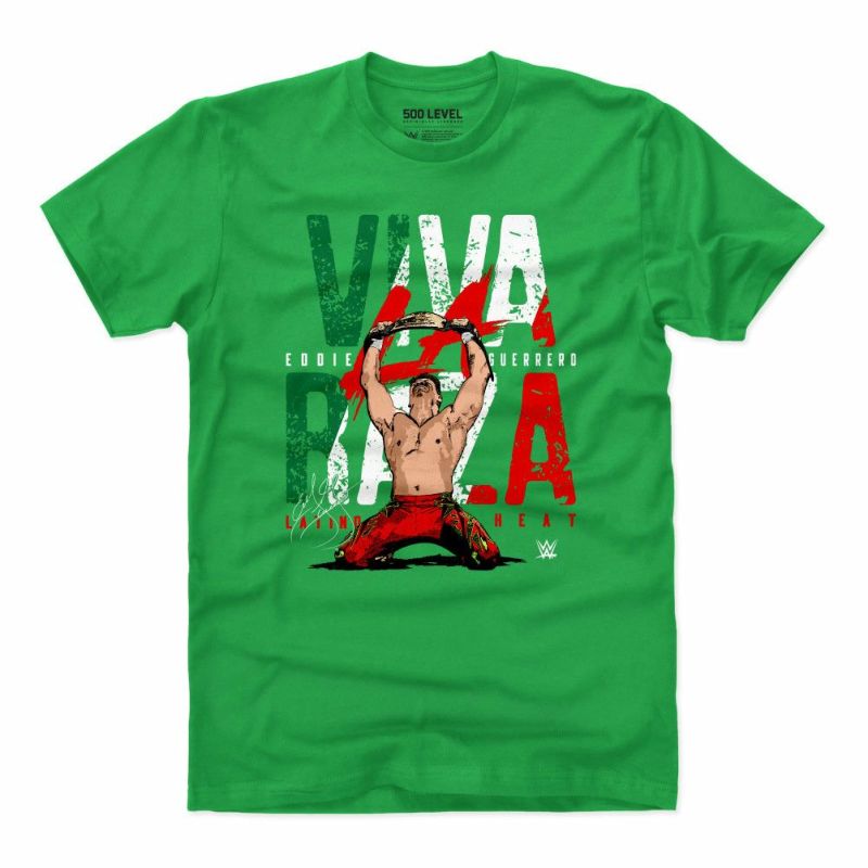 WWE エディ・ゲレロ Tシャツ Legends Viva La Raza 500Level ケリーグリーン | セレクション | MLB NBA  NFL プロ野球グッズ専門店 公式オンラインストア