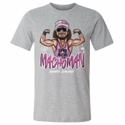 WWE ランディ・サベージ Tシャツ Legends Macho Man Flex Cartoon