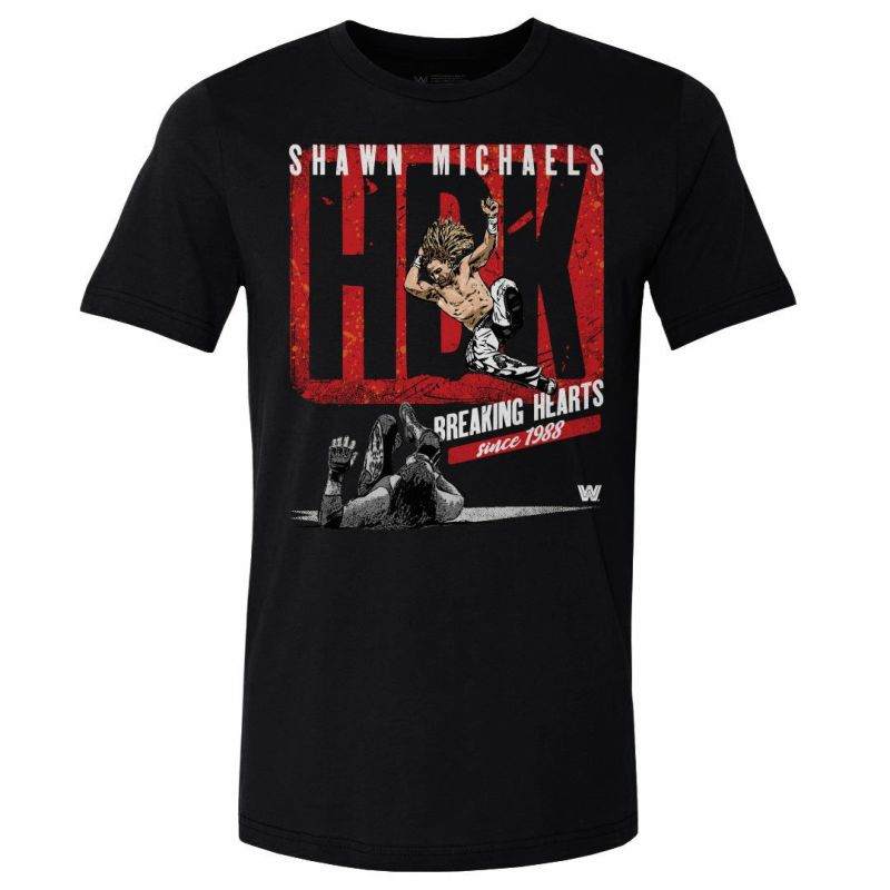 WWE ショーン・マイケルズ Tシャツ Legends Breaking Hearts 500Level