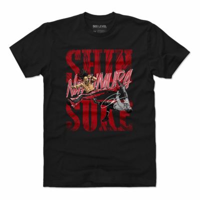WWE 中邑真輔 Tシャツ Superstars Kick  500Level ブラック