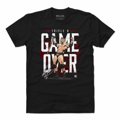 WWE トリプルH ショーン・マイケルズ Tシャツ Superstars Game Over  500Level ブラック