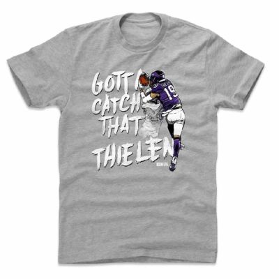 NFL アダム・シーレン バイキングス Tシャツ Reach Over Catch P T-Shirt 500Level グレー