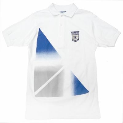NFL カウボーイズ ポロシャツ Pro Line Sewn Logo Polo デッドストック一点物 Bike ホワイト