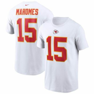 NFL パトリック・マホームズ チーフス Tシャツ ネーム＆ナンバー パフォーマンス ナイキ/Nike ホワイト 23nplf