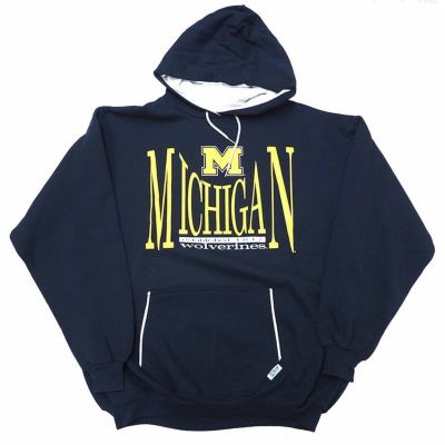 NCAA ミシガン・ウルヴァリンズ パーカー ヘビースウェット  デッドストック一点物 Salem ネイビー