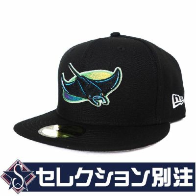 MLB タンパベイ・デビルレイズ キャップ 別注モデル クーパーズタウンレトロ  1998-2000ロゴ 59FIFTY ニューエラ/New Era ブラック【nejp】