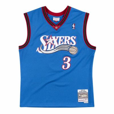 NBA アレン・アイバーソン 76ers ユニフォーム スウィングマン オルタネイト 1999-00 ミッチェル＆ネス/Mitchell & Ness ロイヤル