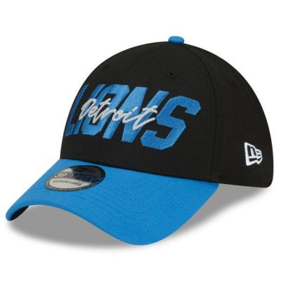 NFL ライオンズ キャップ ドラフト 2022 Draft 39THIRTY Flex フレックス ニューエラ/New Era ブラック ブルー