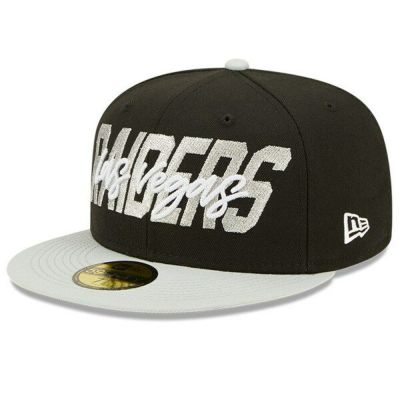 NFL レイダース キャップ ドラフト 2022 Draft オンステージ 59FIFTY Fitted ニューエラ/New Era ブラック/Gray