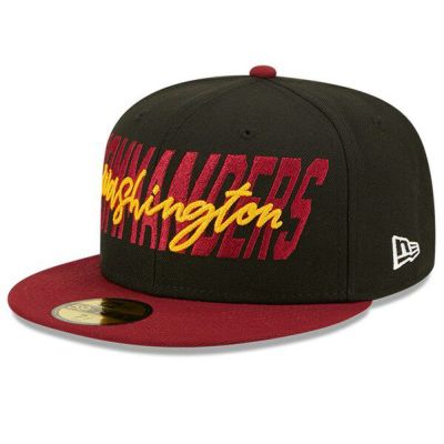 NFL コマンダーズ キャップ ドラフト 2022 Draft オンステージ 59FIFTY Fitted ニューエラ/New Era ブラック/バーガンディー