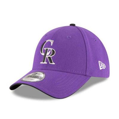 ロッキーズ キャップ MLB ニューエラ 9FORTY リーグ アジャスタブル New Era オルタネイト2 (パープル/ブラック)