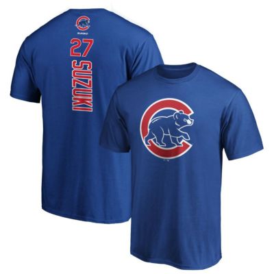 MLB 鈴木誠也 カブス Tシャツ ネーム＆ナンバー プレイメーカー Name & Number T-Shirt Fanatics Branded ロイヤル