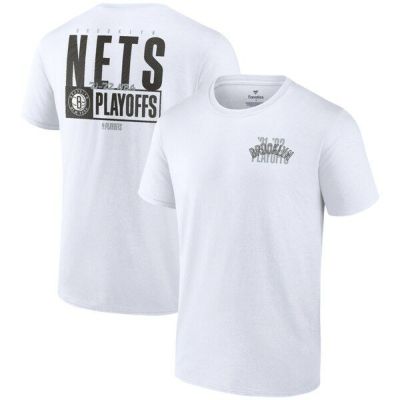 NBA ブルックリン・ネッツ Tシャツ 2022 NBA プレーオフ Playoffs D T-Shirt Fanatics Branded ホワイト