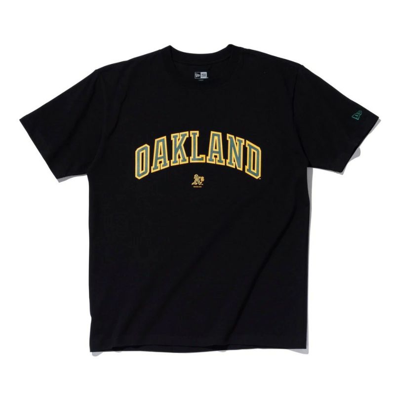 MLB アスレチックス Tシャツ 半袖 コットン Tシャツ ニューエラ/New